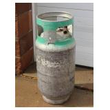 Industrial Large Propane 33.5 Lbs,7.5 Gallon Aluminum Forklift Tank With Fill Valve.