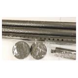 Tension Curtain Rod 46-88 Inch, Adjustable Spring Rod for Windows or Shower New In Box