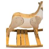 LL - Solid Maple Rocking Horse
