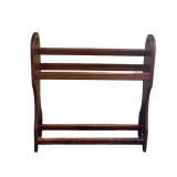 LL - Solid Walnut Quilt Rack
