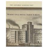 LL - Washburn-Crosby Gold Medal Flour Poster - The Greatest Mills in the World -