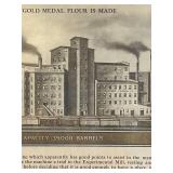 LL - Washburn-Crosby Gold Medal Flour Poster - The Greatest Mills in the World -