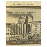 LL - Washburn-Crosby Gold Medal Flour Poster - The Greatest Mills in the World -