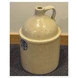 LL - 2-Gallon Stoneware Crock with Lid - Cream Glaze