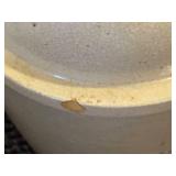 LL - 2-Gallon Stoneware Crock with Lid - Cream Glaze