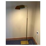 LL - Brass Floor Lamp - Adjustable, 43in Tall, Modern Reading Light