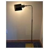 LL - Brass Floor Lamp - Adjustable, 43in Tall, Modern Reading Light