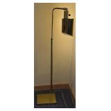 LL - Brass Floor Lamp - Adjustable, 43in Tall, Modern Reading Light