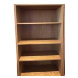 LL - Oak Bookshelf Natural Oak Finish