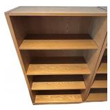 LL - Oak Bookshelf Natural Oak Finish