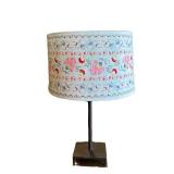 LL - Table Lamp with Floral Fabric Shade