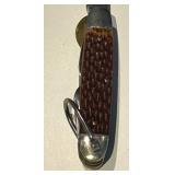 LL - Camillus Jigged-Bone Pocket Knives (Lot of 6) - 3.5 in Closed