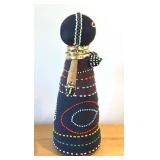 ULB - Ndebele Ceremonial Doll - Handcrafted Fabric with Beadwork, 13 in tall, South Africa