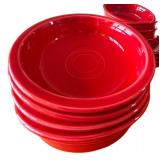 LR - Homer Laughlin Fiesta Scarlet Red Dinnerware Set
