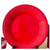 LR - Homer Laughlin Fiesta Scarlet Red Dinnerware Set