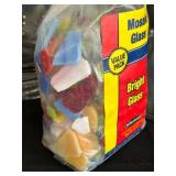 LR - Clear Glass Vases - Assorted Shapes Up To 10 in with Mosaic Glass Chips & Decorative Rocks