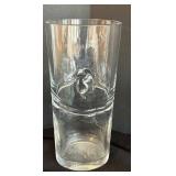 LR - Clear Glass Vases - Assorted Shapes Up To 10 in with Mosaic Glass Chips & Decorative Rocks