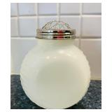 LR - Vases - Pink Flexible Silicone, White Ribbed Glass, Red Bulb (Lot of 3)