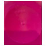 LR - Vases - Pink Flexible Silicone, White Ribbed Glass, Red Bulb (Lot of 3)