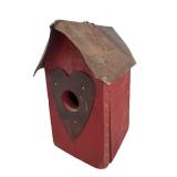 KH - Decorative Birdhouses (Lot of 3) - 7 in high, star & heart designs