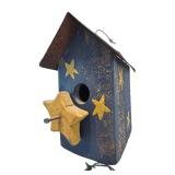 KH - Decorative Birdhouses (Lot of 3) - 7 in high, star & heart designs