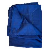LR - Blue Linen Textile Assortment including Table Linens