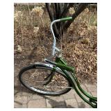 G - Schwinn Hollywood Green Vintage Cruiser Bicycle - 1960s-70s
