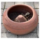 G - Terracotta Garden Hose Holder