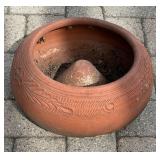 G - Terracotta Garden Hose Holder