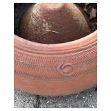 G - Terracotta Garden Hose Holder