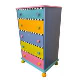 UB2 -Whimsical Colorful 5-Drawer Dresser