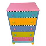 UB2 -Whimsical Colorful 5-Drawer Dresser