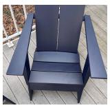 BY - Two Room & Board Emmet Adirondack Lounge Chairs in Navy Blue