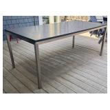 BY - Indoor/ Outdoor Room & Board Parson Table - Mesabi Granite Top