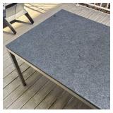 BY - Indoor/ Outdoor Room & Board Parson Table - Mesabi Granite Top