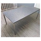BY - Indoor/ Outdoor Room & Board Parson Table - Mesabi Granite Top
