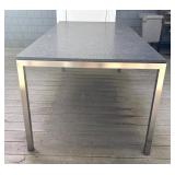 BY - Indoor/ Outdoor Room & Board Parson Table - Mesabi Granite Top