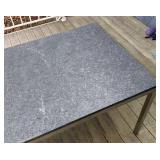 BY - Indoor/ Outdoor Room & Board Parson Table - Mesabi Granite Top