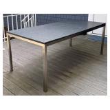 BY - Indoor/ Outdoor Room & Board Parson Table - Mesabi Granite Top