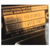 S - Sears Craftsman 113.213873 Drill Press - 17-Inch Swing, 16-Speed, 3/4 HP