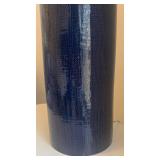 UB1 - Navy Blue Lamp with White Shade