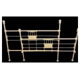 UB2 - Bed Frame - Vintage Full-Size Iron with Ornate Headboard