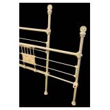 UB2 - Bed Frame - Vintage Full-Size Iron with Ornate Headboard