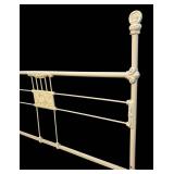 UB2 - Bed Frame - Vintage Full-Size Iron with Ornate Headboard