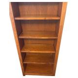 UB2 -Room & Board Hayden Solid Pecan Left Bookcase