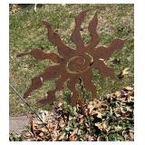 FY - Trio of Floral Garden Stakes