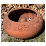 FY - Terra-Cotta Garden Hose Holder