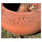 FY - Terra-Cotta Garden Hose Holder