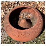 FY - Terra-Cotta Garden Hose Holder