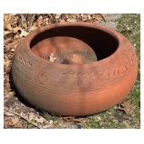 FY - Terra-Cotta Garden Hose Holder